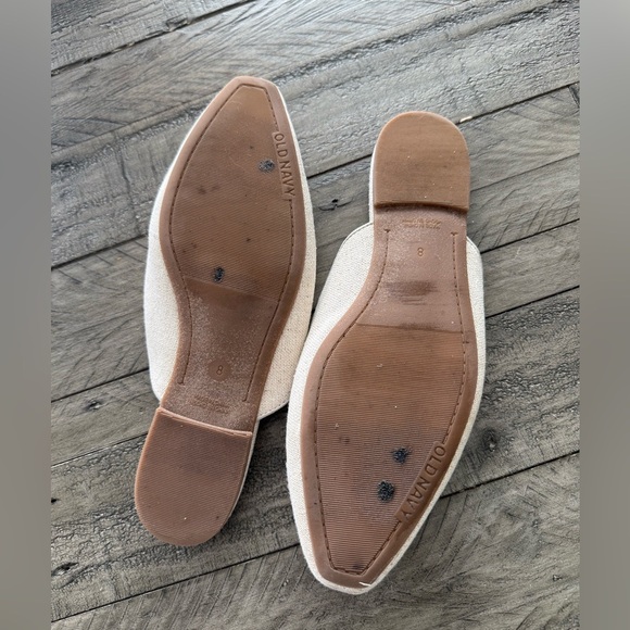 Old Navy Linen Ballet Mule, size 8 - Picture 7 of 8